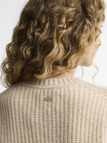 Barbour Adalyn Knitted Cardigan - Maglieria Donna - Sabbia