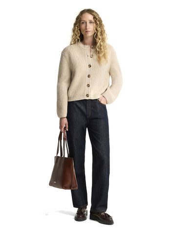Barbour Adalyn Knitted Cardigan - Maglieria Donna - Sabbia