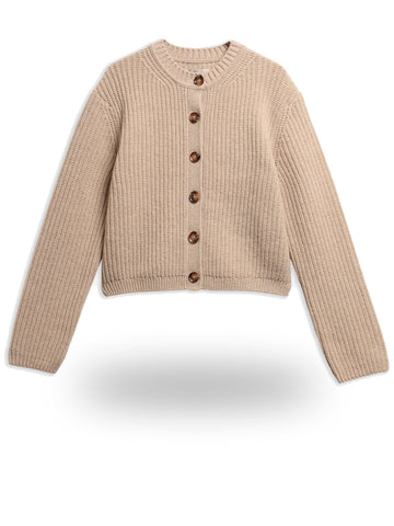Barbour Adalyn Knitted Cardigan - Maglieria Donna - Sabbia