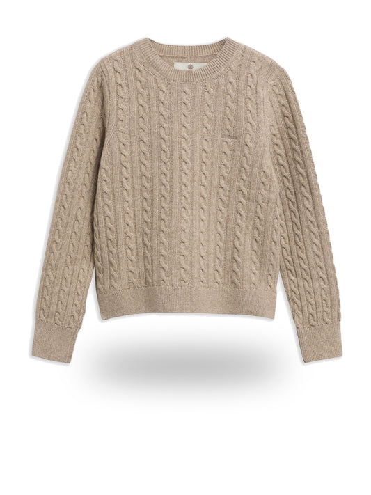 Barbour Ashdown Knitted Jumper - Maglieria Donna - Sabbia