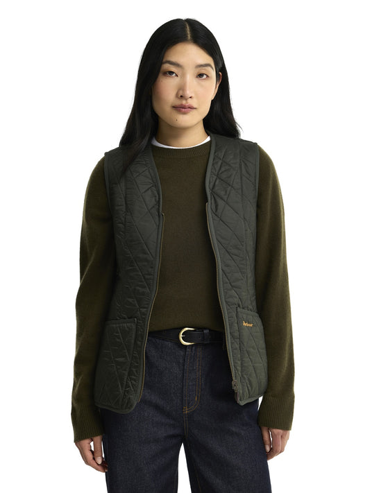 Barbour Fleece Betty Liner - Gilet Donna - Verde
