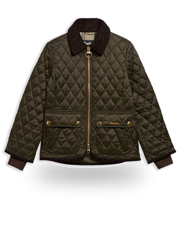 Barbour Fitted Beadnell Quilt - Capospalla Donna - Verde Militare