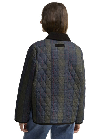 Barbour Ainsdale Checked Quilted Jkt - Capospalla Donna - Shadow Classic