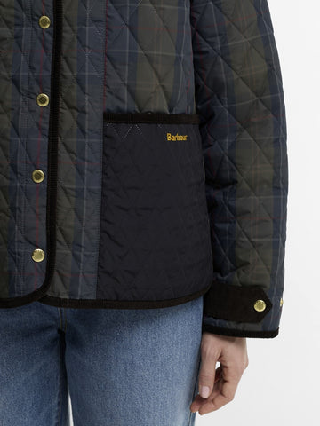 Barbour Ainsdale Checked Quilted Jkt - Capospalla Donna - Shadow Classic
