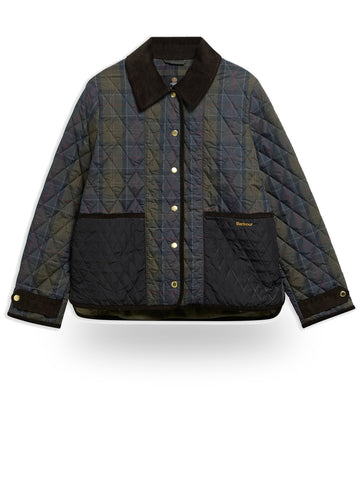 Barbour Ainsdale Checked Quilted Jkt - Capospalla Donna - Shadow Classic