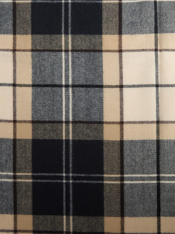 Barbour Stanway Tartan Wrap - Sciarpe E Foulard Donna - Blu/Panna
