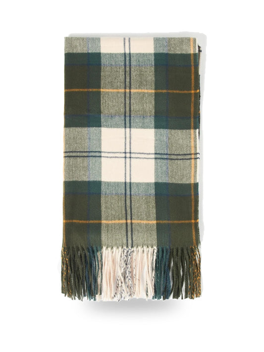 Barbour Stanway Tartan Wrap - Sciarpe E Foulard Donna - Verde/Blu