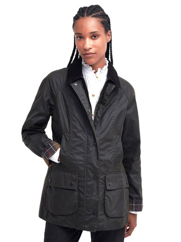 Barbour Classic Beadnell Wax Jacket - Capospalla Donna - Marrone