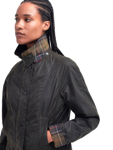 Barbour Classic Beadnell Wax Jacket - Capospalla Donna - Marrone