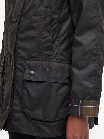 Barbour Classic Beadnell Wax Jacket - Capospalla Donna - Marrone