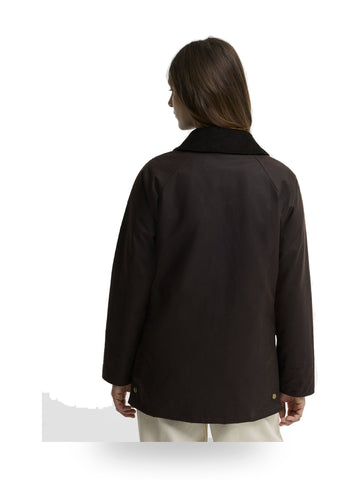 Barbour Acorn Wax Jacket - Capospalla Donna - Testa Di Moro