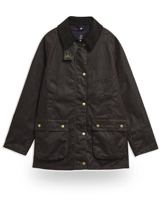 Barbour Acorn Wax Jacket - Capospalla Donna - Testa Di Moro