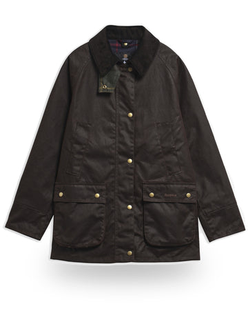 Barbour Acorn Wax Jacket - Capospalla Donna - Testa Di Moro