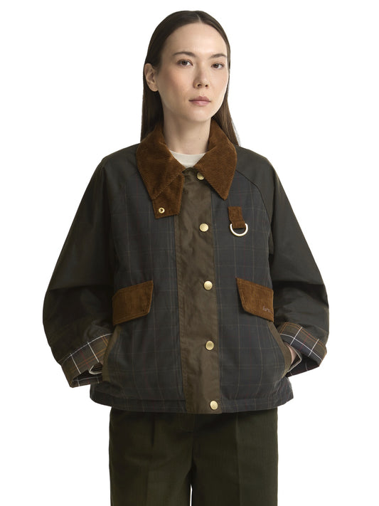 Barbour Irene Wax Jacket - Capospalla Donna - Fantasia