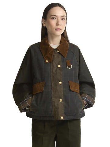 Barbour Irene Wax Jacket - Capospalla Donna - Fantasia