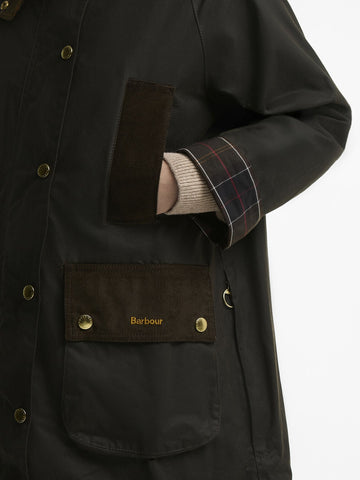 Barbour Icons Modern Beaufort Wax Jkt - Capospalla Donna - Verde Militare