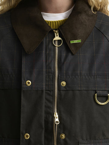 Barbour Tartan Spey Wax Jacket - Capospalla Donna - Classic Tartan/Olive