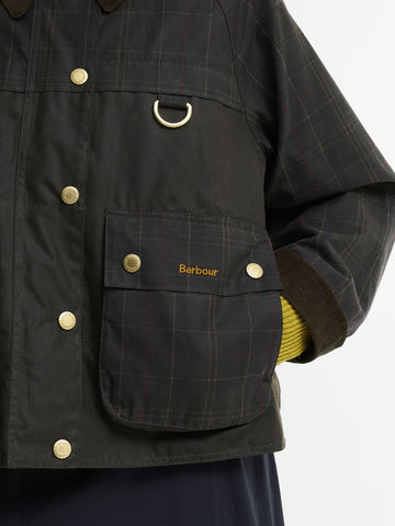 Barbour Tartan Spey Wax Jacket - Capospalla Donna - Classic Tartan/Olive