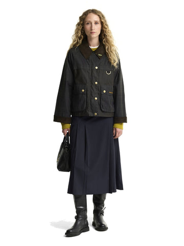 Barbour Tartan Spey Wax Jacket - Capospalla Donna - Classic Tartan/Olive