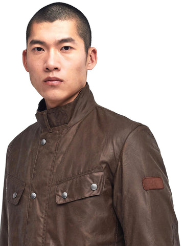Barbour Duke Wax Jacket - Capospalla Uomo - Marrone