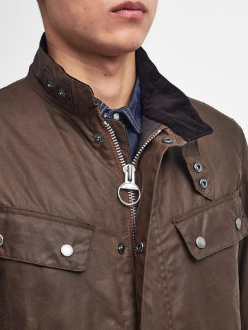 Barbour Duke Wax Jacket - Capospalla Uomo - Marrone