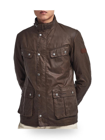 Barbour Duke Wax Jacket - Capospalla Uomo - Marrone