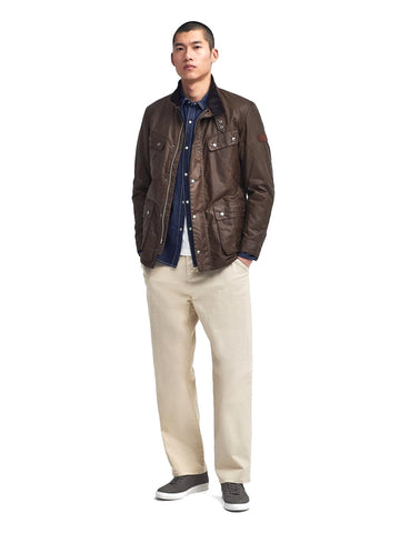 Barbour Duke Wax Jacket - Capospalla Uomo - Marrone