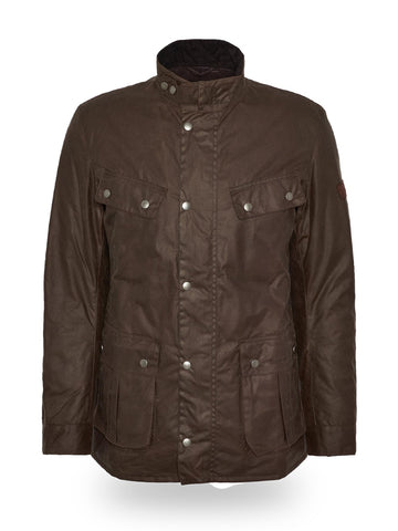 Barbour Duke Wax Jacket - Capospalla Uomo - Marrone