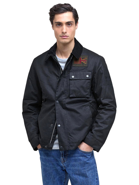 Barbour Workers Wax - Capospalla Uomo - Nero