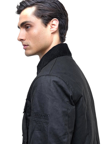 Barbour Workers Wax - Capospalla Uomo - Nero