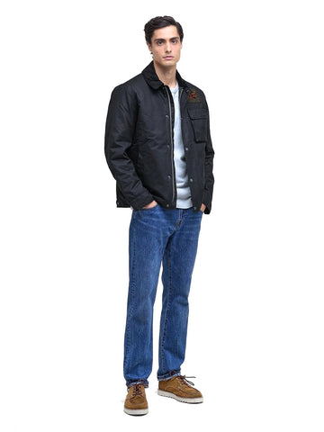 Barbour Workers Wax - Capospalla Uomo - Nero
