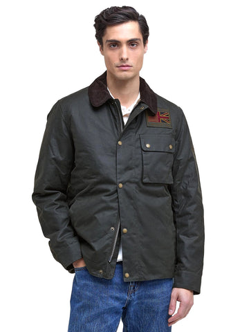Barbour Workers Wax - Capospalla Uomo - Verde Militare
