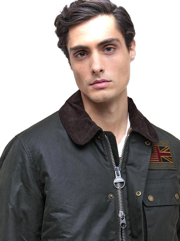 Barbour Workers Wax - Capospalla Uomo - Verde Militare