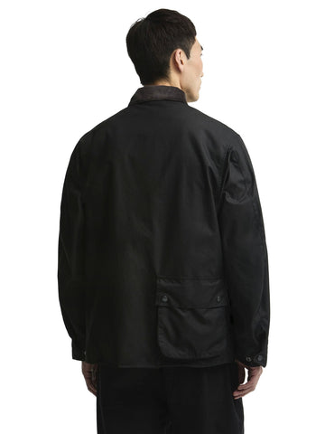 Barbour Brake Line Wax Jacket - Capospalla Uomo - Nero
