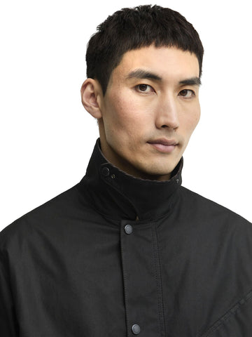 Barbour Brake Line Wax Jacket - Capospalla Uomo - Nero