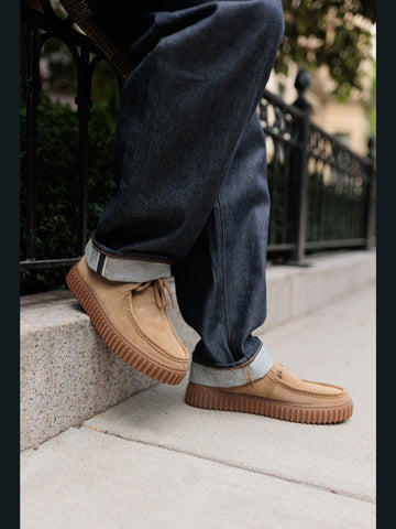 Clarks Torhill Lo - Stringate Uomo - Dark Sand