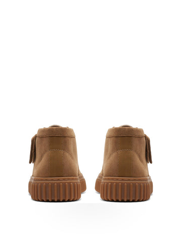 CLARKS Torhill Hi - Stivali e Stivaletti Uomo - Dark Sand Suede