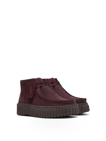 CLARKS Torhill Moss - Stivali e Stivaletti Donna - Dark Burgundy Suede