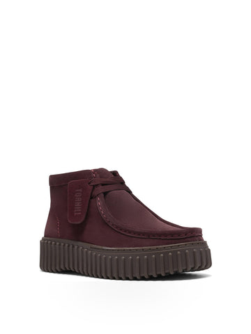 CLARKS Torhill Moss - Stivali e Stivaletti Donna - Dark Burgundy Suede