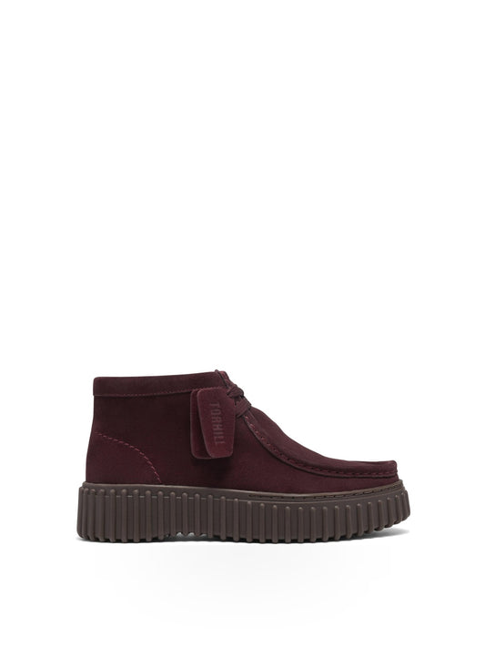 CLARKS Torhill Moss - Stivali e Stivaletti Donna - Dark Burgundy Suede