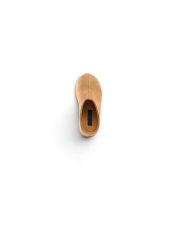 Colors Of California Cow Suede Clog - Clog Donna - Beige