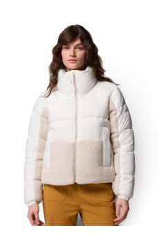 Columbia Leadbetter Point II Sherpa Hybrid - Capospalla Donna - Sea Salt