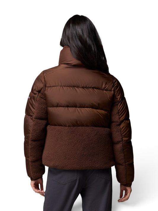 Columbia Leadbetter Point II Sherpa Hybrid - Capospalla Donna - Tobacco
