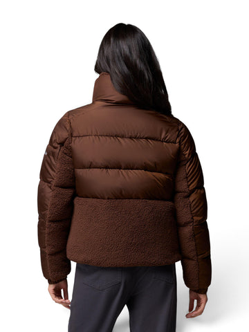 Columbia Leadbetter Point II Sherpa Hybrid - Capospalla Donna - Tobacco