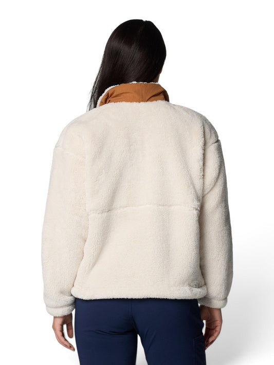 Columbia Boundless Discovery Sherpa Full Zip II - Felpe Donna - Chalk, Camel