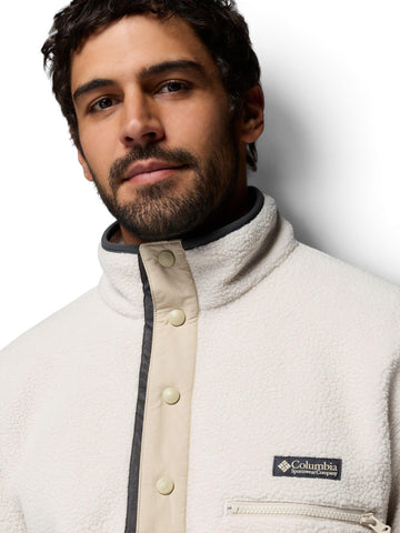 Columbia Helvetia II Half Snap Fleece - Felpe Uomo - Dark Stone