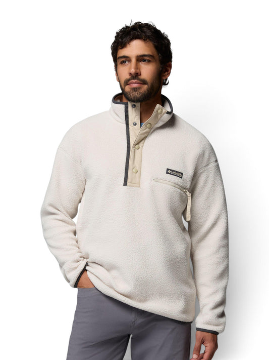 Columbia Helvetia II Half Snap Fleece - Felpe Uomo - Dark Stone
