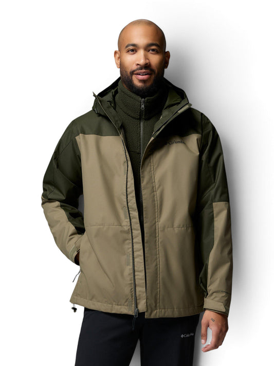 Columbia Hikebound II Interchange Jacket - Capospalla Uomo - Stone Green