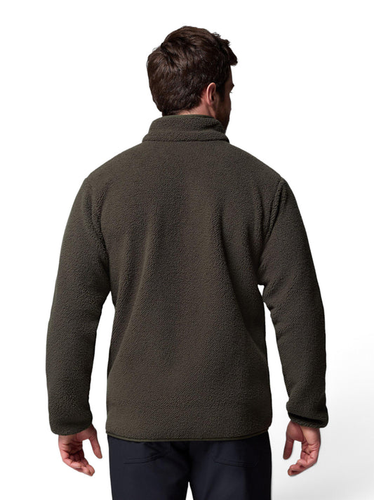 Columbia Rugged Ridge High Pile Full Zip - Felpe Uomo - Greenscape