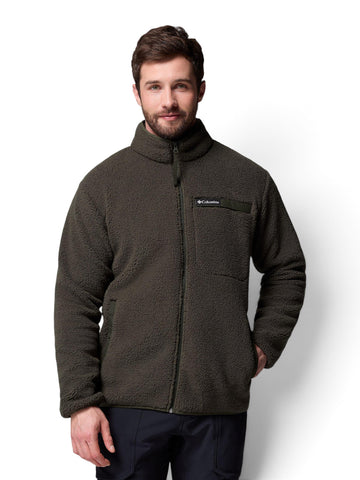 Columbia Rugged Ridge High Pile Full Zip - Felpe Uomo - Greenscape